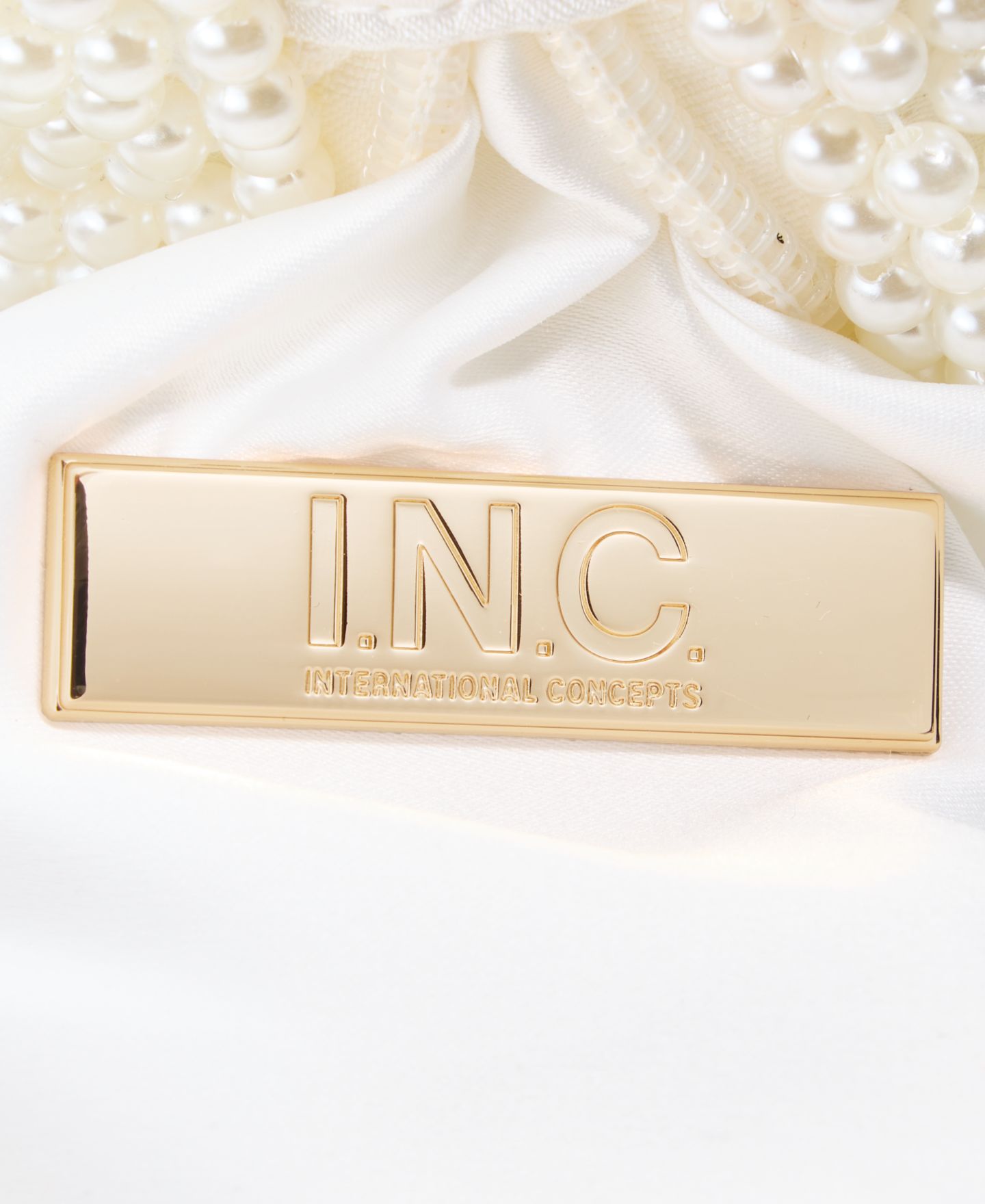 Женский клатч I.N.C. International Concepts Doris Imitation Pearl Clutch, цвет: Жемчужный — фото 7