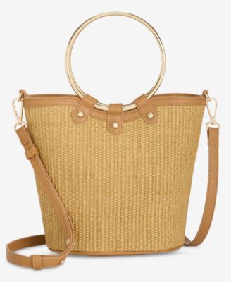 Straw Bucket Bag