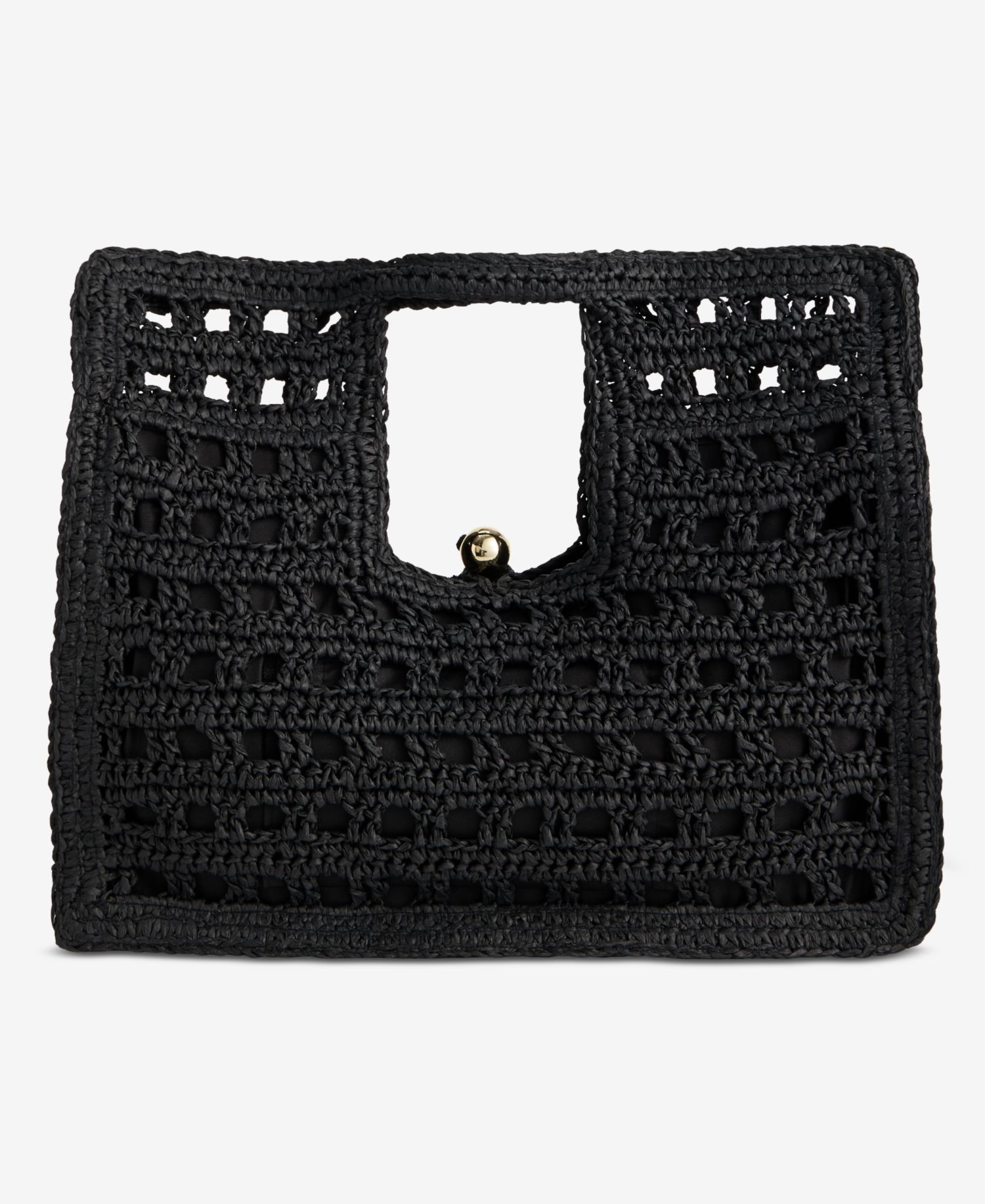 Square Straw Tote Bag