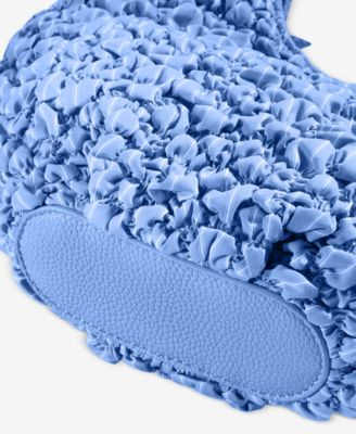 Alyii Ruched Stripe Top Handle