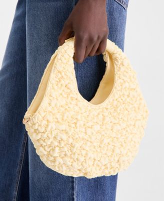 Alyii Ruched Stripe Top Handle