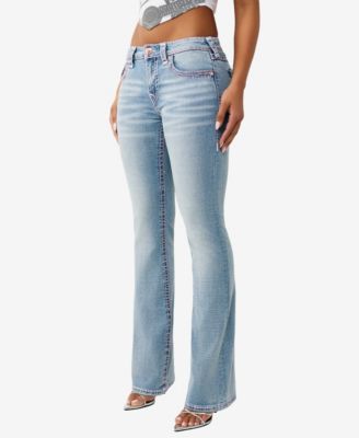 Women's Becca Mid Rise Bootcut Super T Flap Jeans