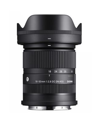 18-50mm f/2.8 DC DN Contemporary Lens for Sony E with NXT Plus 55mm 10-Layer HMC Multi-Coated UV Lens Filter, Hoya 55mm HD3 Circular Polarizer