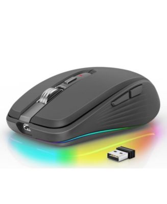 RISOKEYS Dual-Mode Wireless Mouse-(2.4G & Bluetooth 5.1), 2400 DPI ...