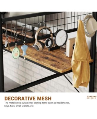 LED Bed Frame with Storage Headboard & Drawers - No Box Spring Needed