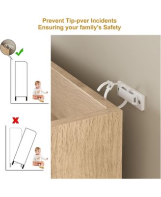 Freestanding shoe cabinet with 3 rattan doors, adjustable shelves, and 7-tier closed storage for entryway or hallway.