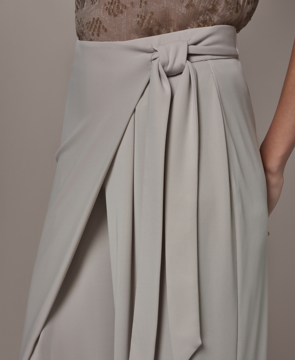 Donna Karan New York Women's Wrap Overlay Pants