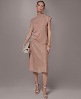 Women's Asymmetric Mock Neck Sweater