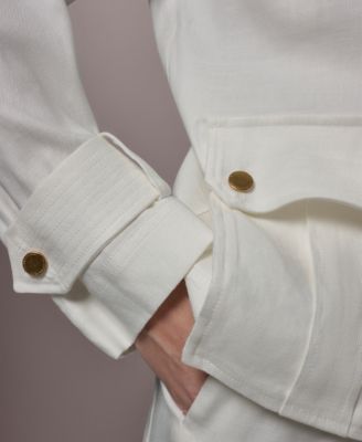 Women's Zipper Patch Pocket Jacket