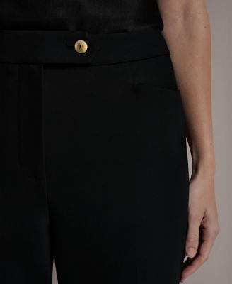 Petite Mid-Rise Boot Leg Pants