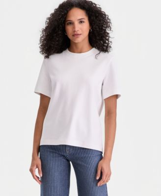 Women's Essential Crewneck Cotton Short-Sleeve T-Shirt