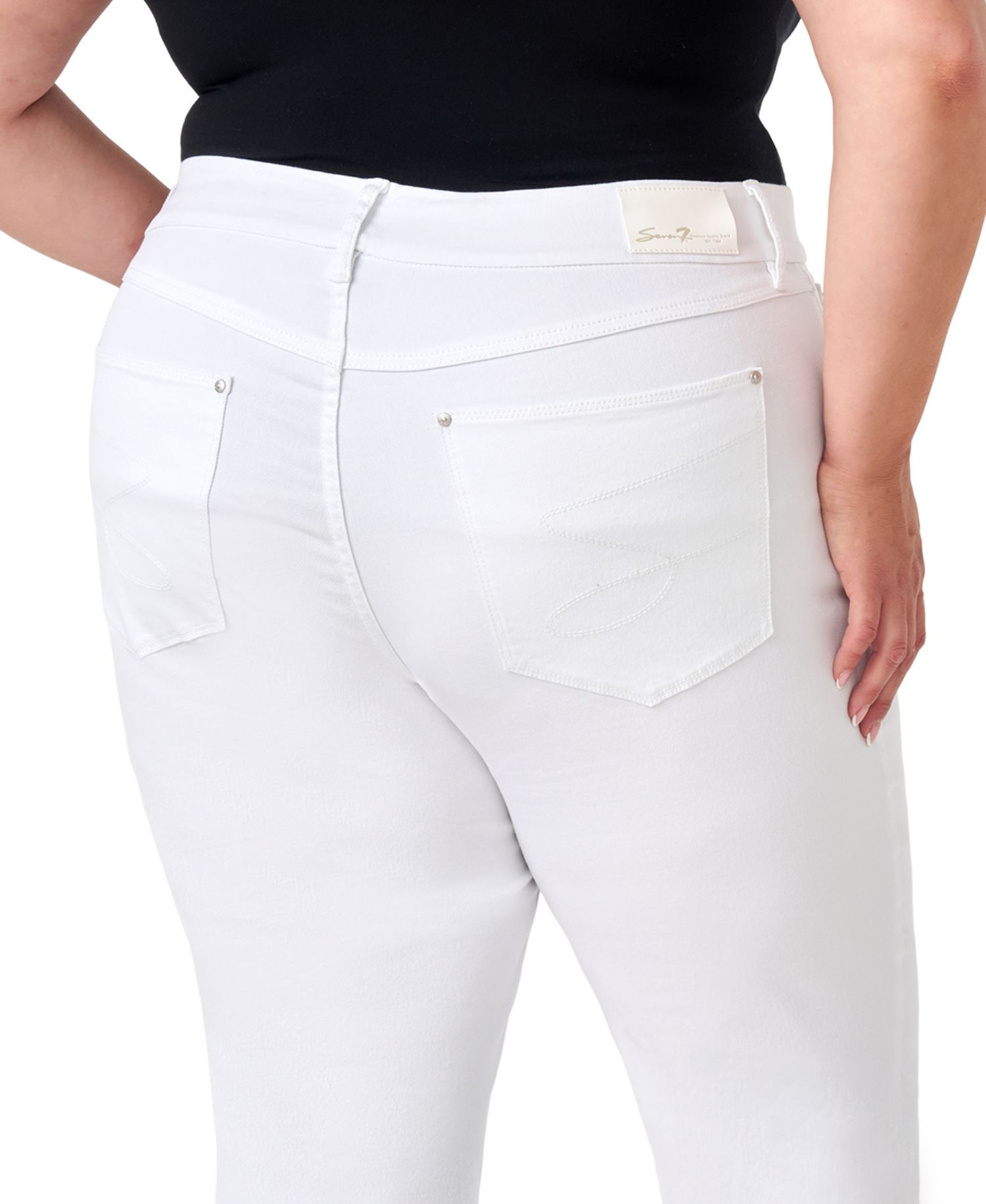 Plus Size Tummyless Bootcut Jeans