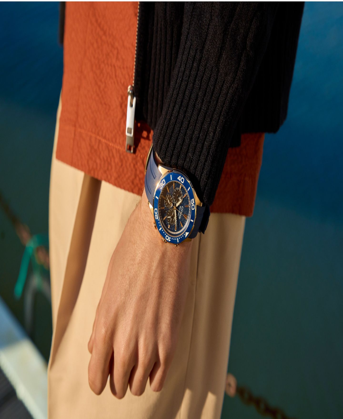 Мужские часы Citizen Endeavor Chronograph Navy Strap Watch, 43mm — фото 6