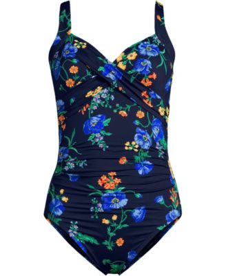 Women's Sweetheart Underwire Wrap One Piece Swimsuit