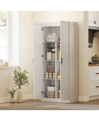 Kitchen Pantry Cabinet with Soft-Close Hinges Kitchen Cabinet