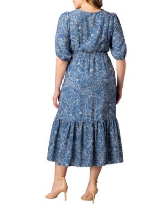 Women's Plus Size Bailey Square Neck Maxi Dress