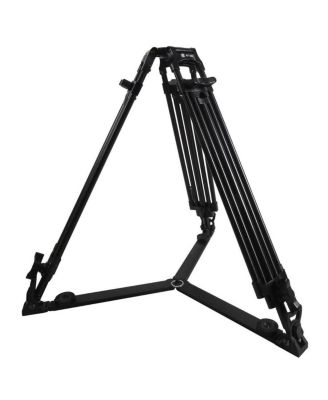 BCT-2003 3-Section Aluminum Video Broadcast Tripod, 22 Lbs Capacity