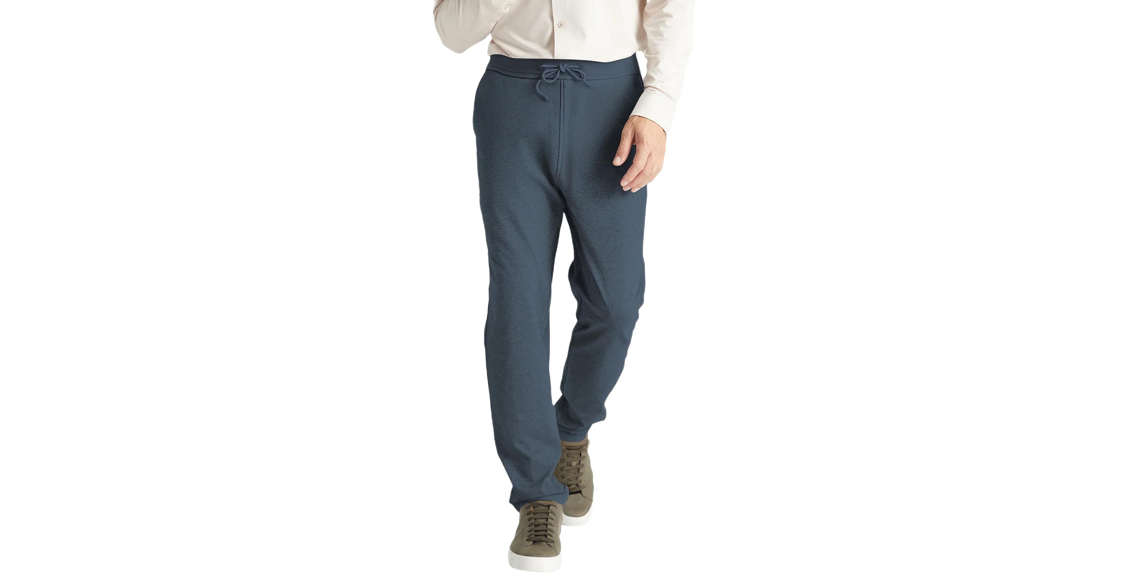 Level 7 Men's Office-Leisure Collection Stretchy Jersey Jogger Pants