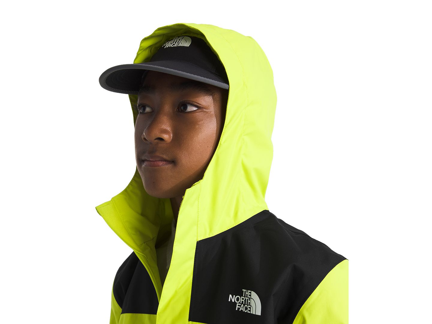 Детская куртка-дождевик The North Face Antora на молнии, 6-20, цвет: Лаймовый — фото 3