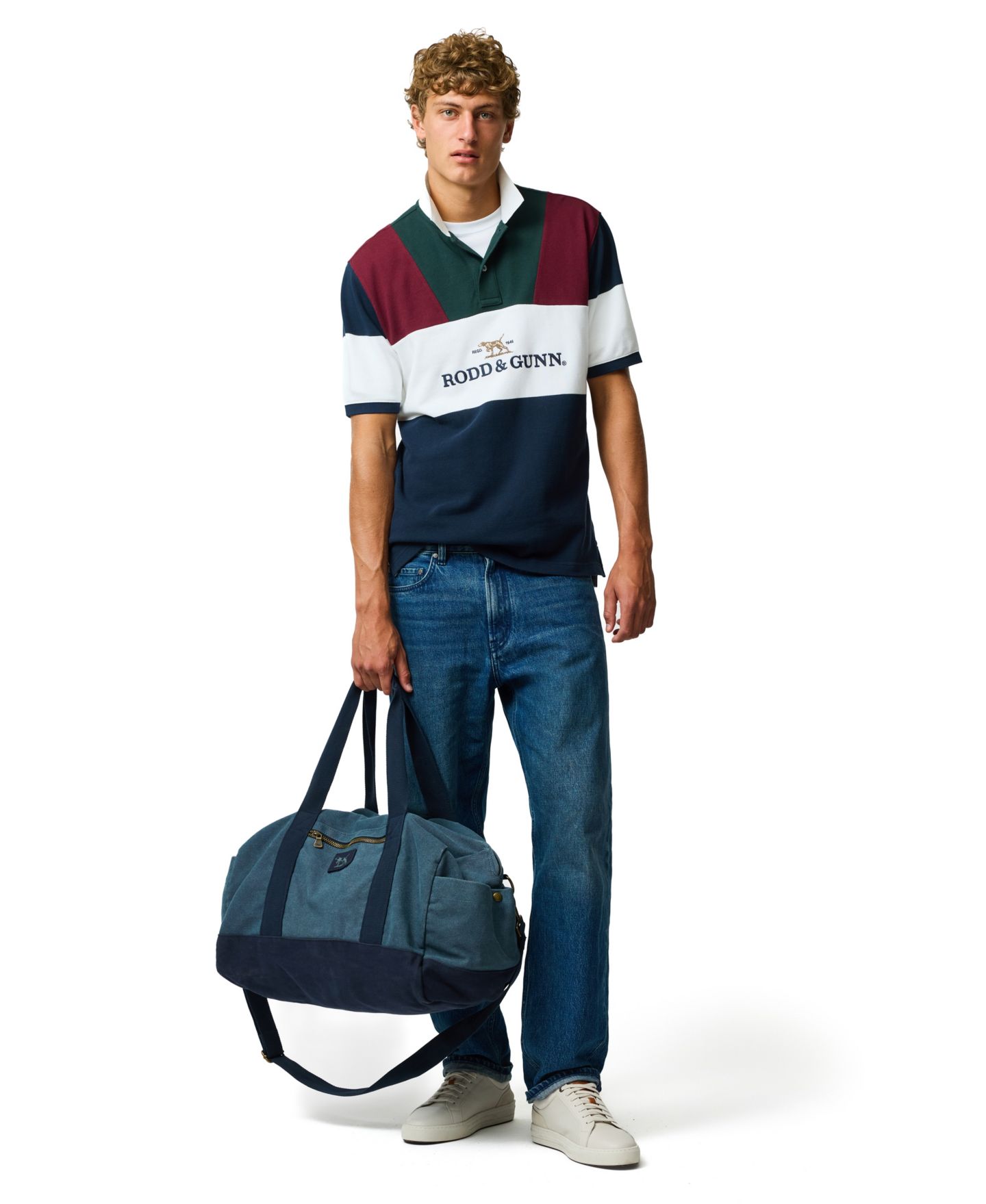 Мужское поло Rodd & Gunn Regular Fit Heathridge Polo Shirt, цвет: Eclipse — фото 6