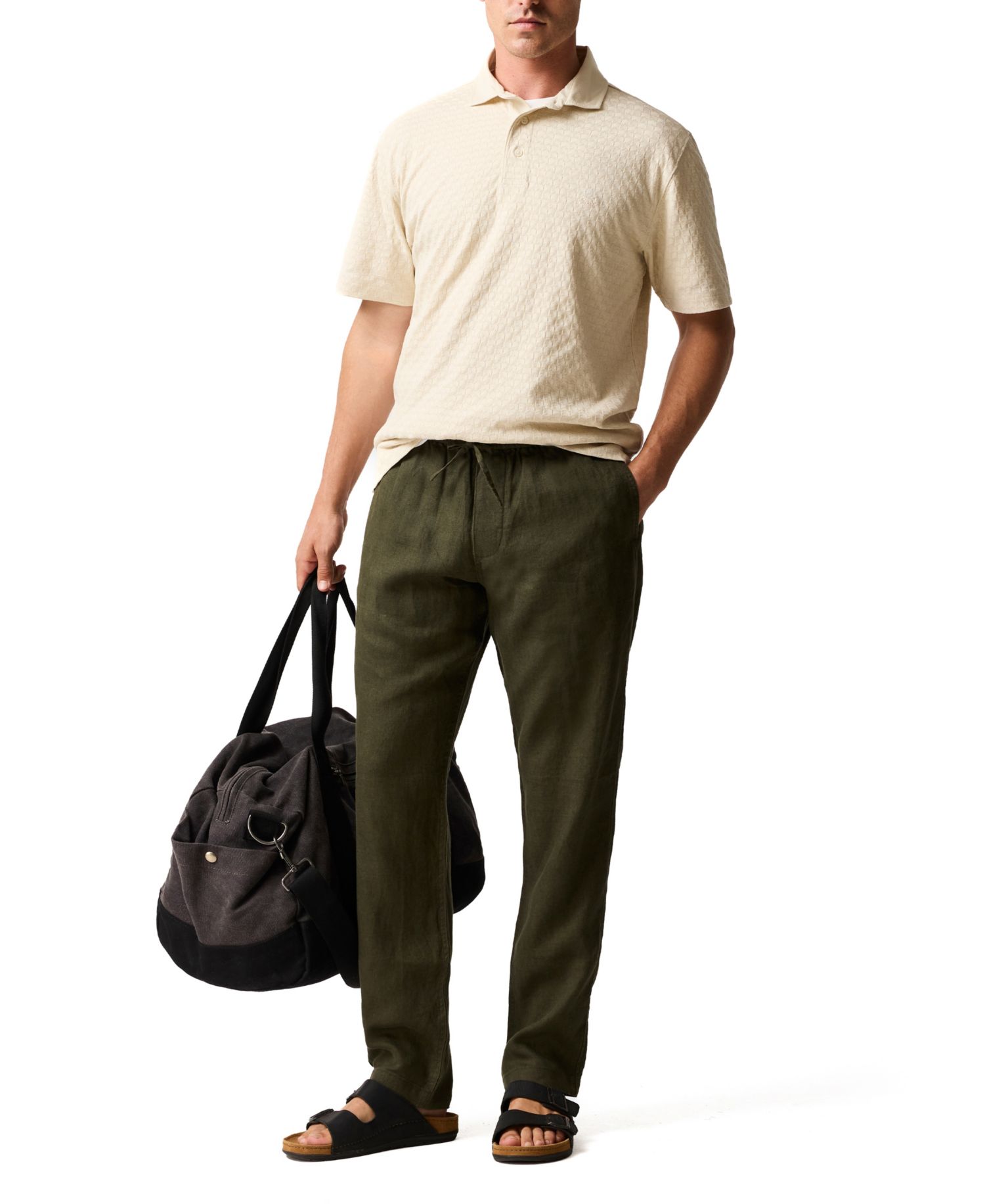 Men's Huntsbury Short Sleeve Ultra Soft Cotton Polo Shirt