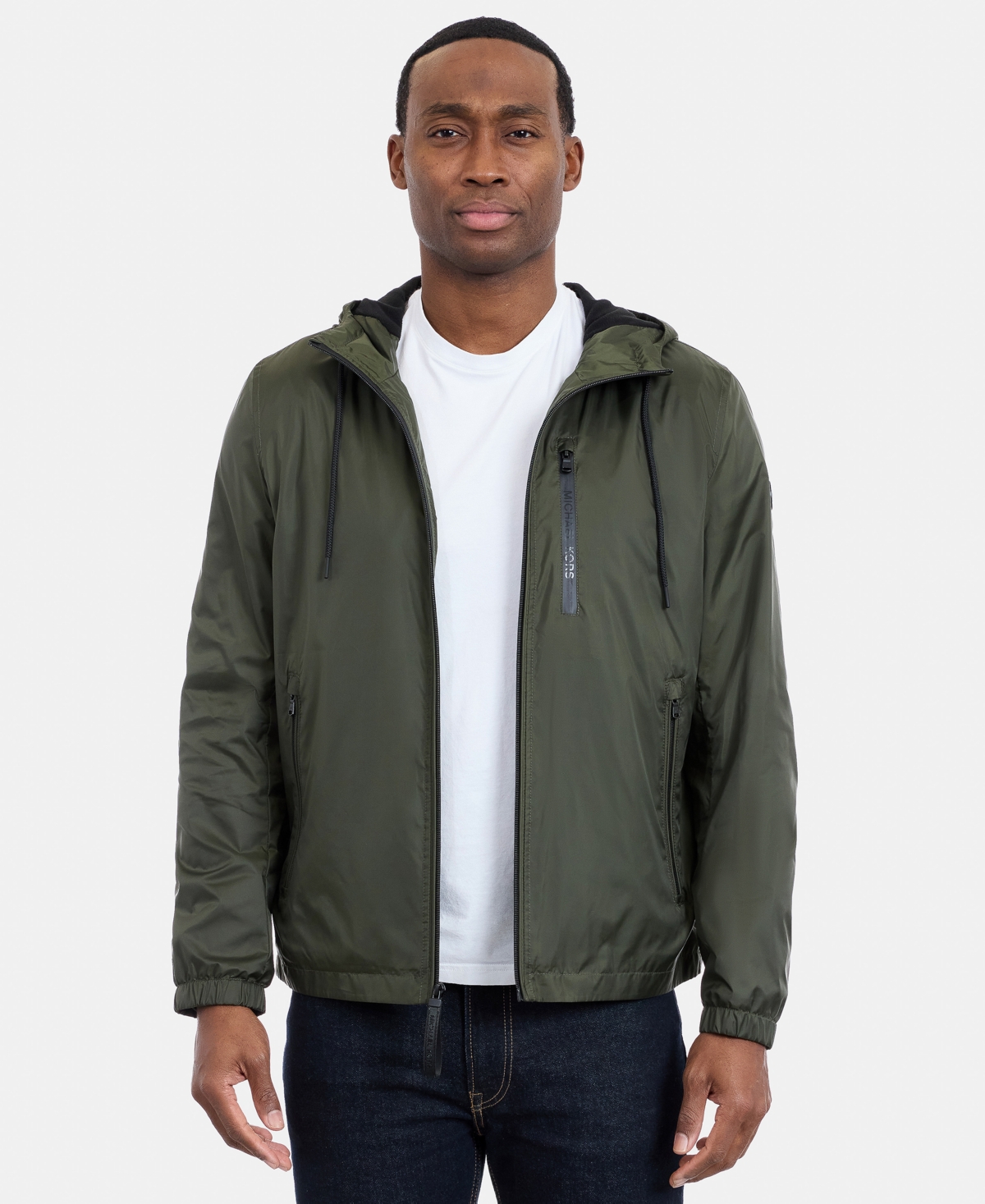 Michael Kors Men's Hooded Windbreaker Jacket