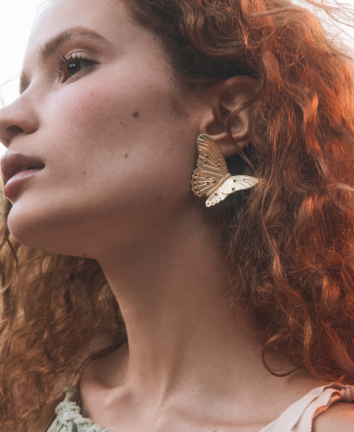 Kendra Scott Cailey 14k Gold Over Brass Butterfly Statement Stud Earrings