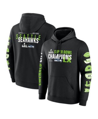 Men's Black Seattle Seahawks Super Bowl LX Champions Four Piece Hoodie