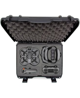 925 Waterproof Hard Case with Foam Insert for DJI Avata 2 Fly More Combo, Black
