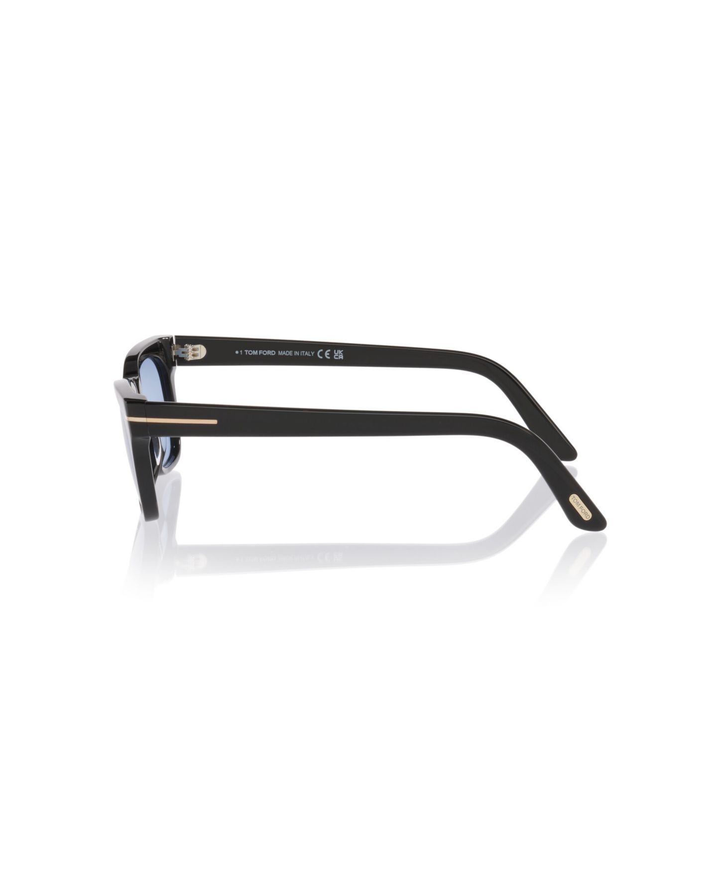 Солнцезащитные очки Tom Ford Unisex Rectangle Penn-02 Sunglasses, TR002274, цвет: Чёрный блестящий — фото 3