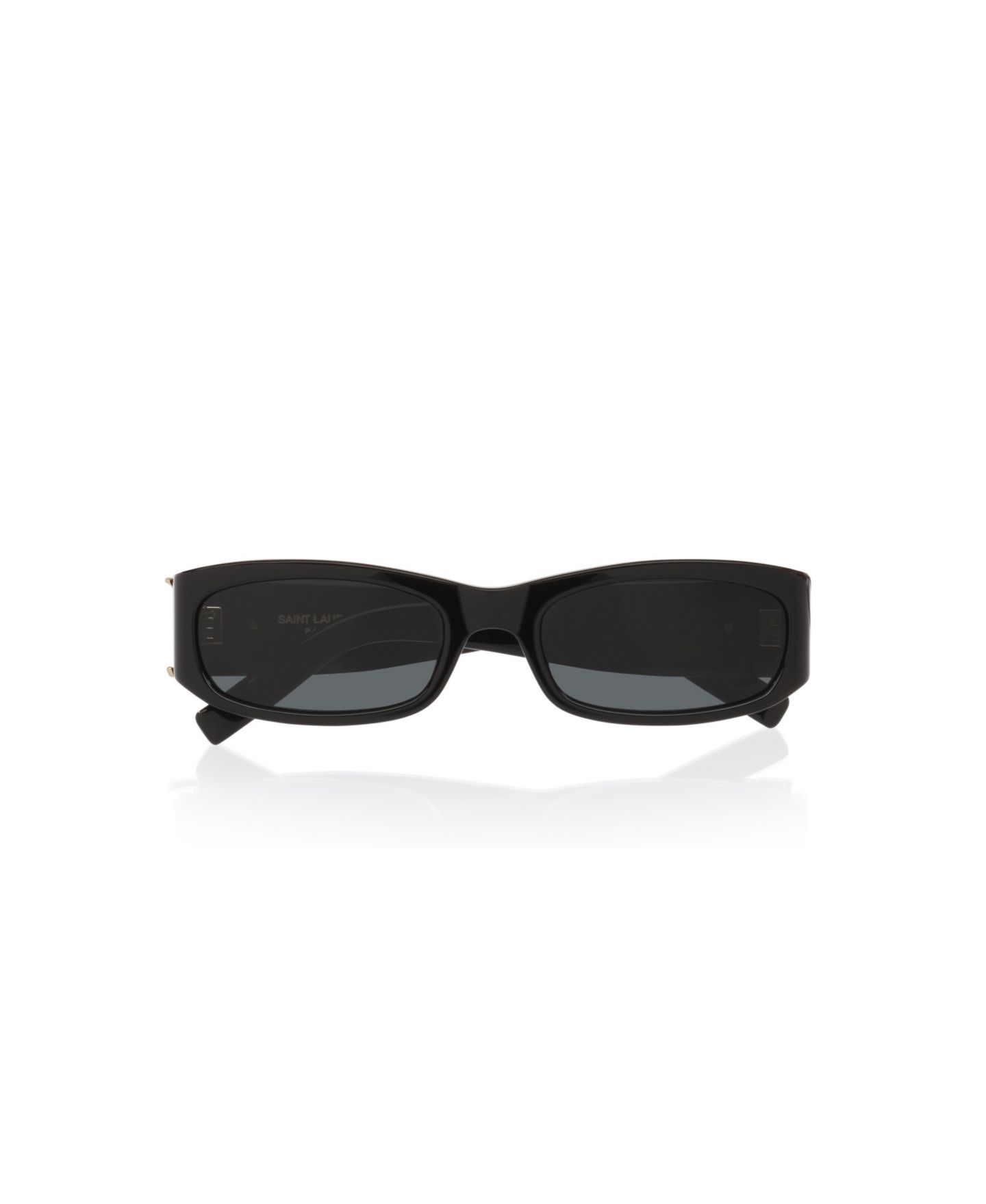 Солнцезащитные очки Saint Laurent Unisex Rectangle Sunglasses, SLM152 YS000914, цвет: Чёрный — фото 5