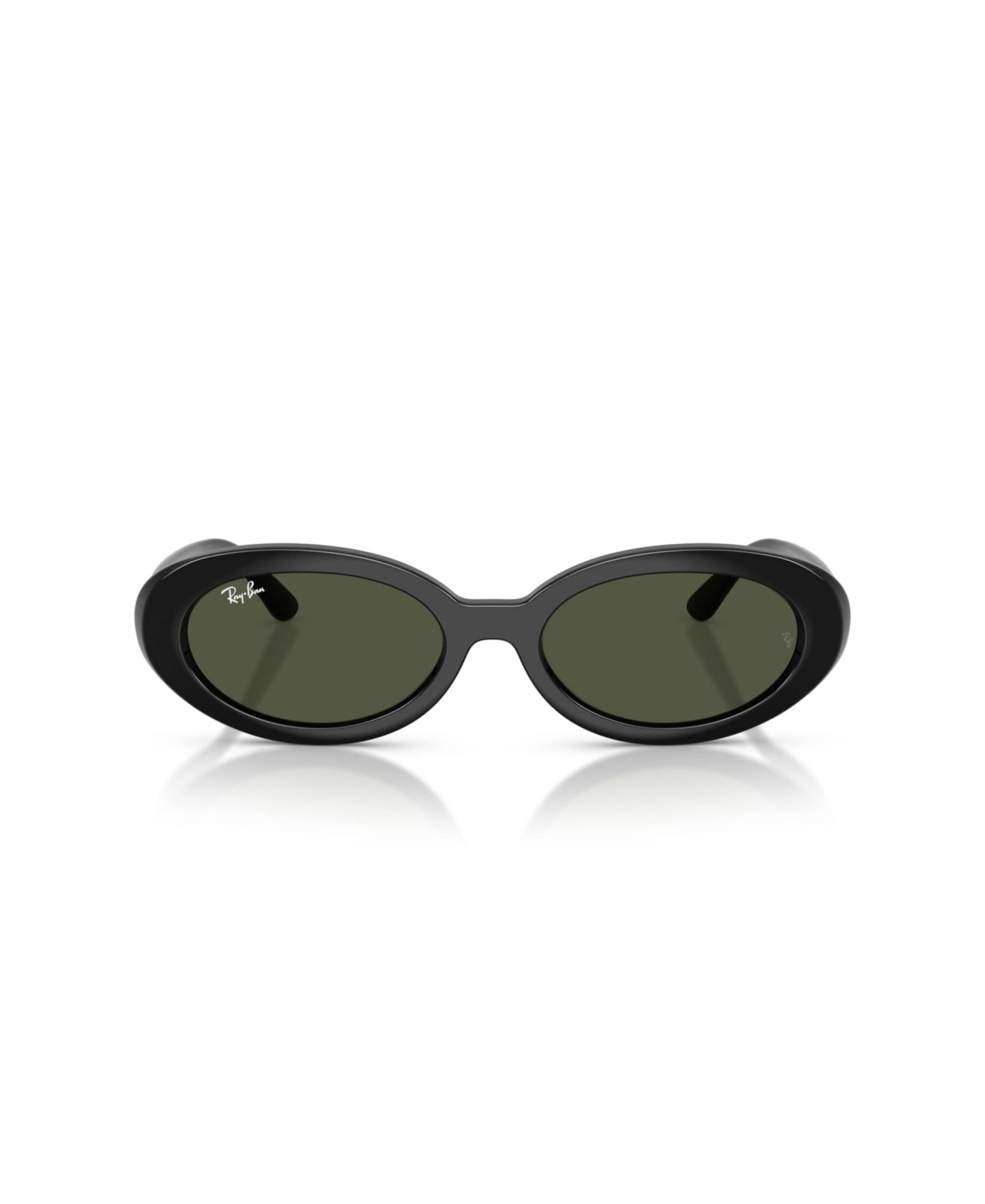 Женские солнцезащитные очки Ray-Ban Oval Sunglasses, RB2223, цвет: Чёрный — фото 5