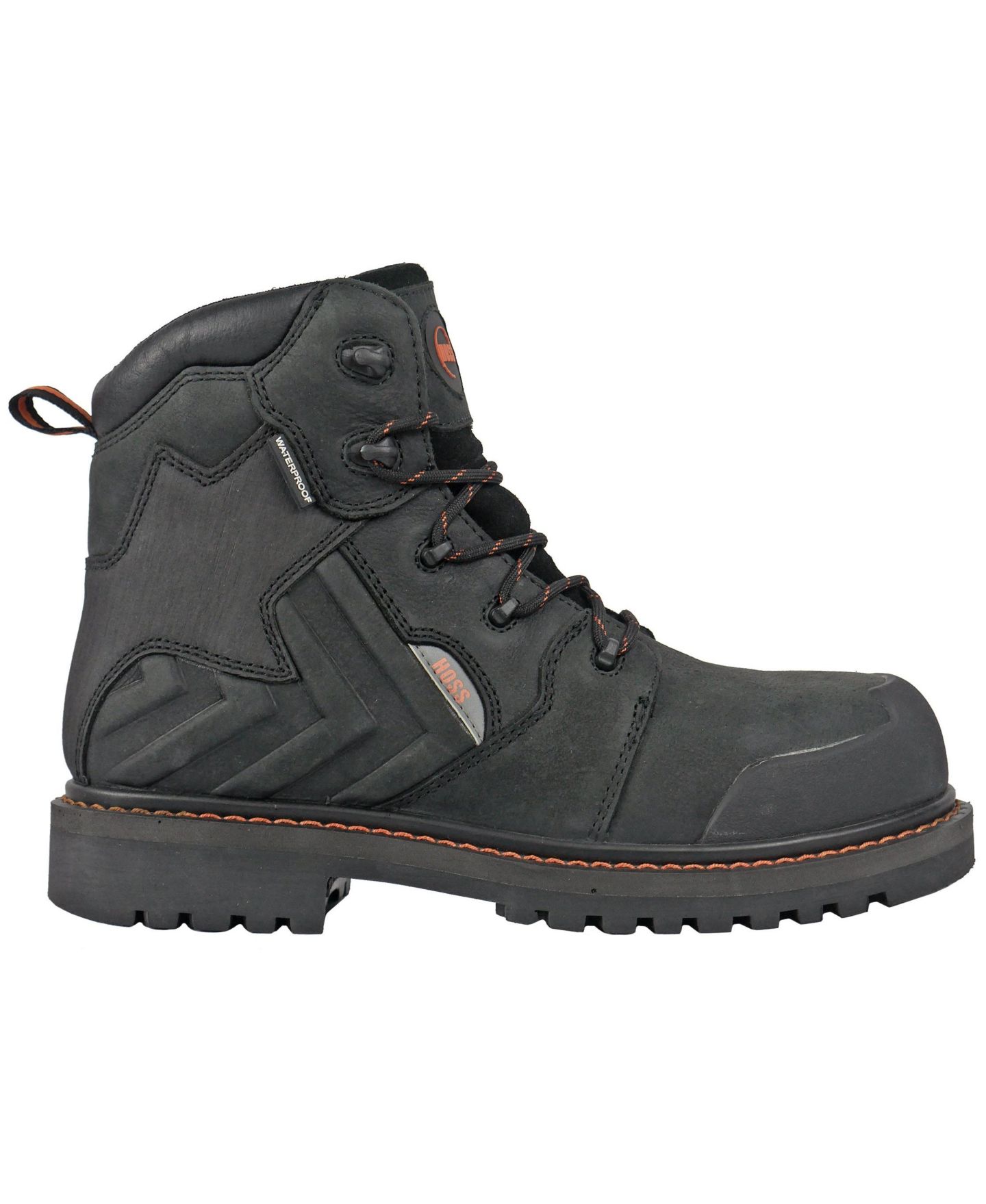 Мужские ботинки Hoss Boot Company HOSS Bronc Composite Toe Waterproof Work Boot, цвет: Чёрный — фото 2