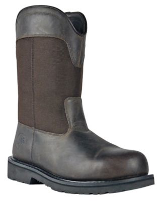 Men's Buck 11 Inch Pull On Steel Toe Work Boot