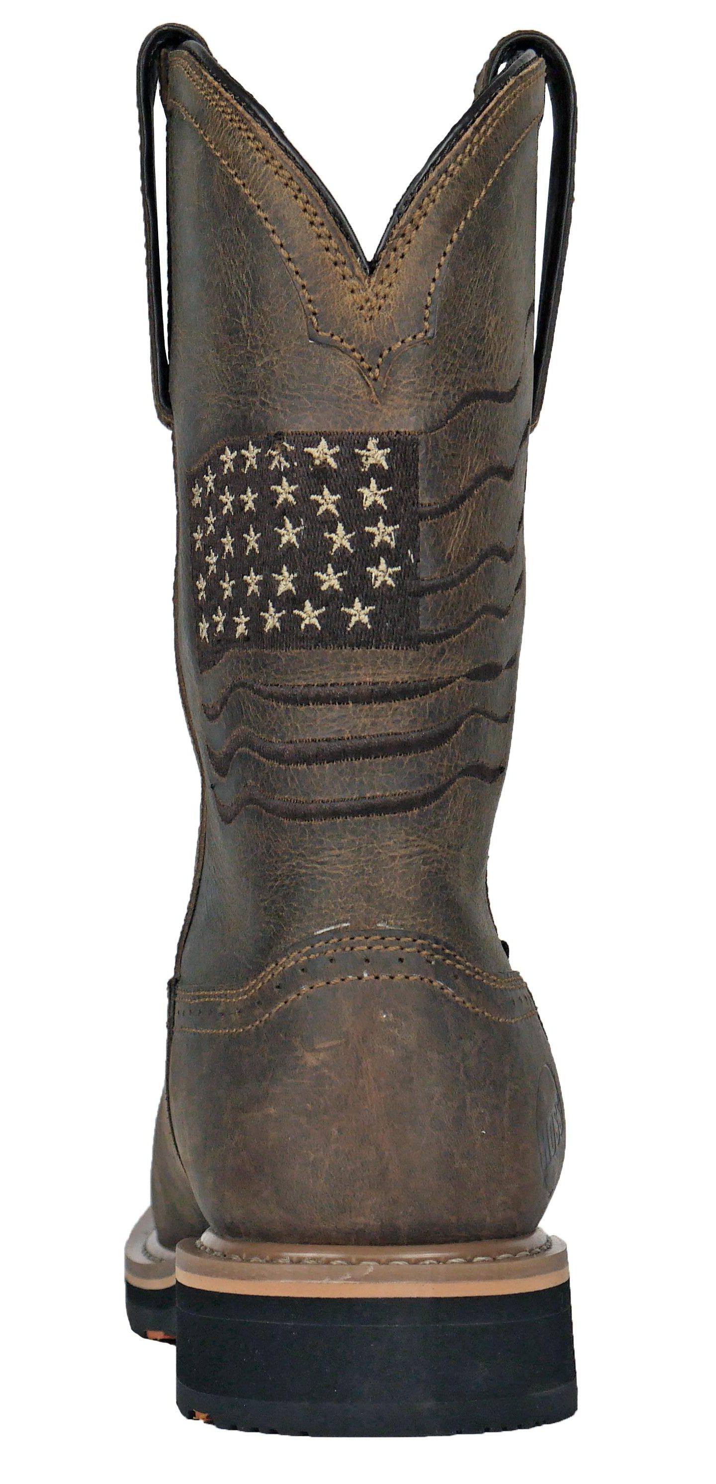 Мужские ботинки Hoss Boot Company Rushmore Composite Toe Work Boot, цвет: Коричневый — фото 3