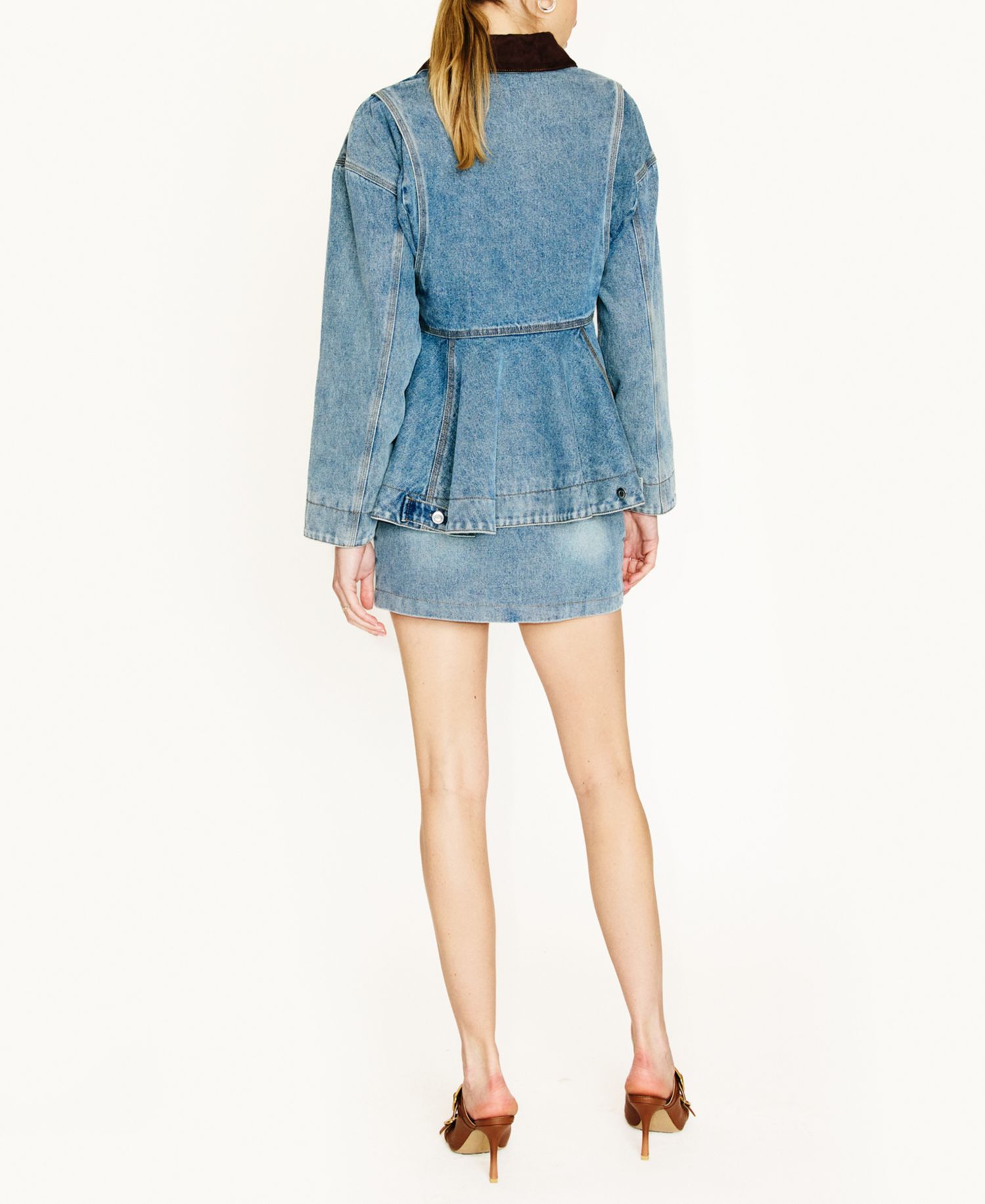 Women's Mottle Mini Skirt