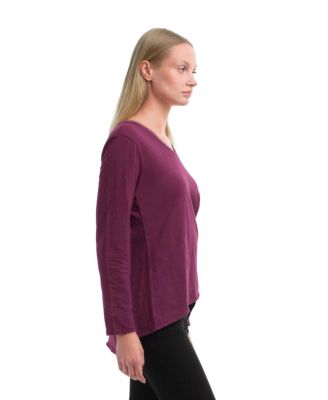 Women's Metallic Thread V-Neck Tee