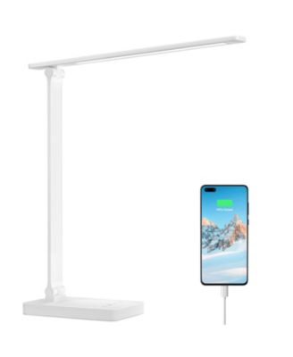LED Desk Lamp with charging port, 650LM Touch Control, 5 Brightness Level