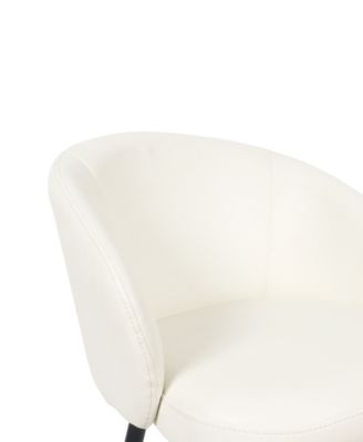 Looma Faux Leather Upholstered Dining Side Chairs, Set of 2