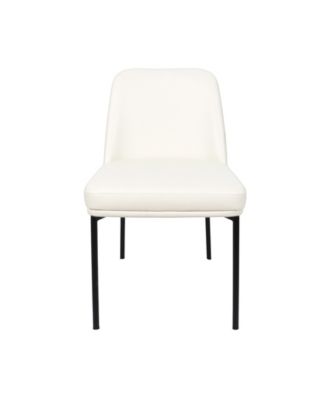 Loft Faux Leather Upholstered Dining Side Chairs, Set of 2