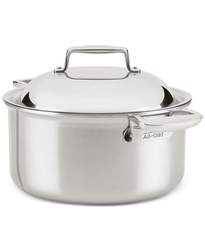 All-Clad d7 Stainless Steel 8-Qt. Round Oven with Domed Lid - Macy's