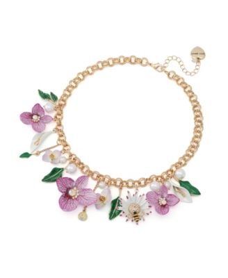 Faux Stone Betsey's Bouquet Statement Necklace