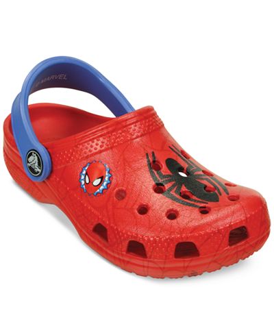 Crocs Little Boys' or Toddler Boys' or Baby Boys' Classic Spider-Man Clogs