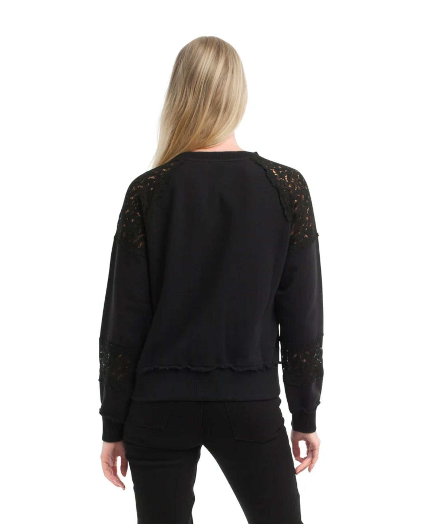Women's Lace Details Sweatshirt