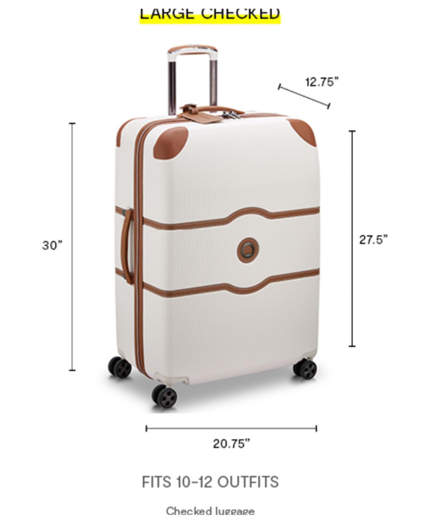 Чемодан Delsey Paris Delsey Chatelet Air 2.0 Extra Large Check-in Spinner, цвет: Ангора — фото 4