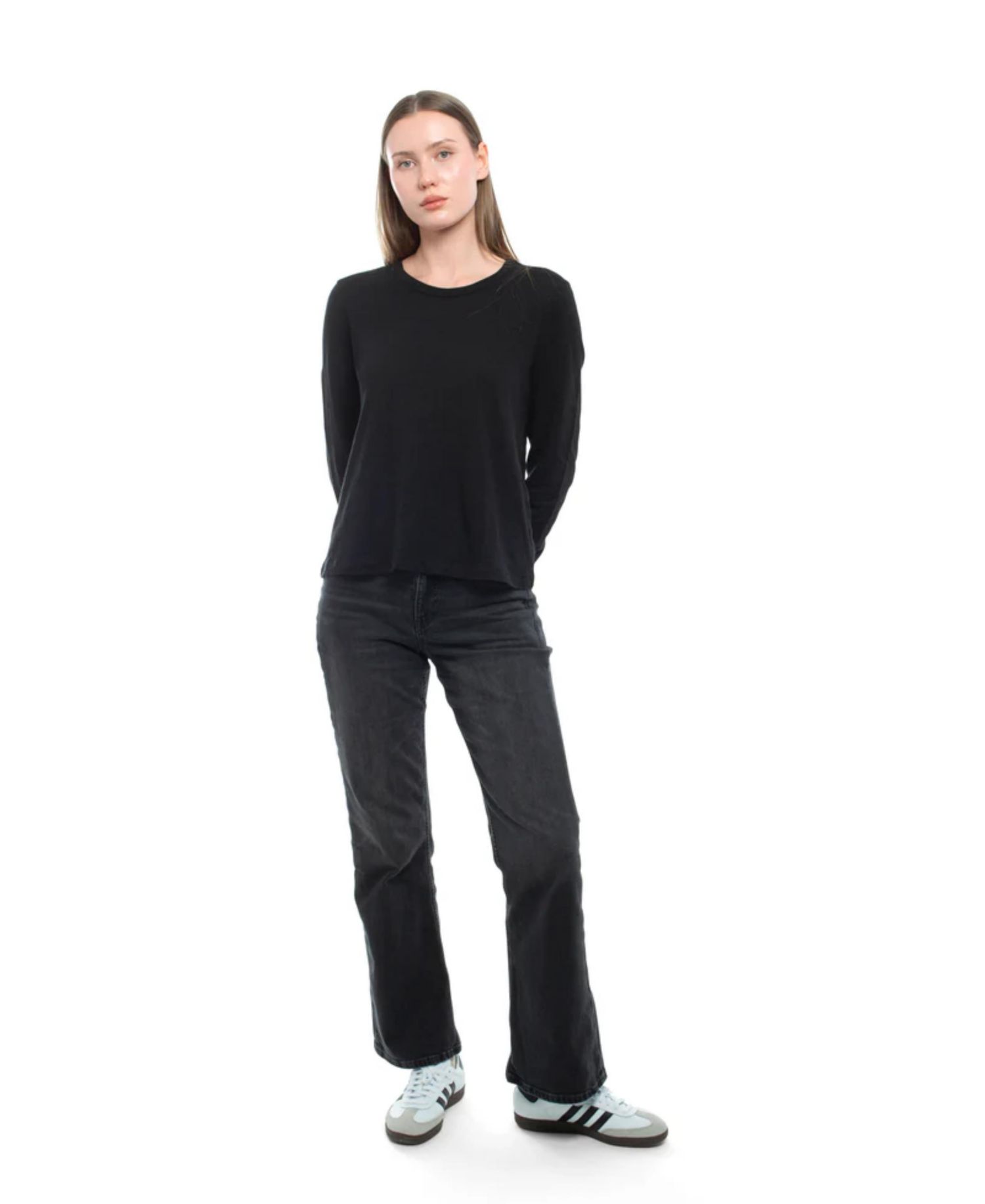 Women's Clothing Baby Fit Long Sleeve Tee