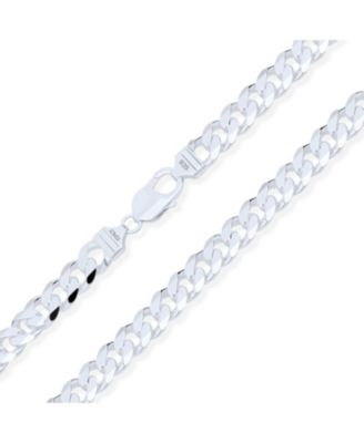 Heavy Solid Strong .925 Sterling Silver 8MM Miami Cuban Curb Chain Link Necklace