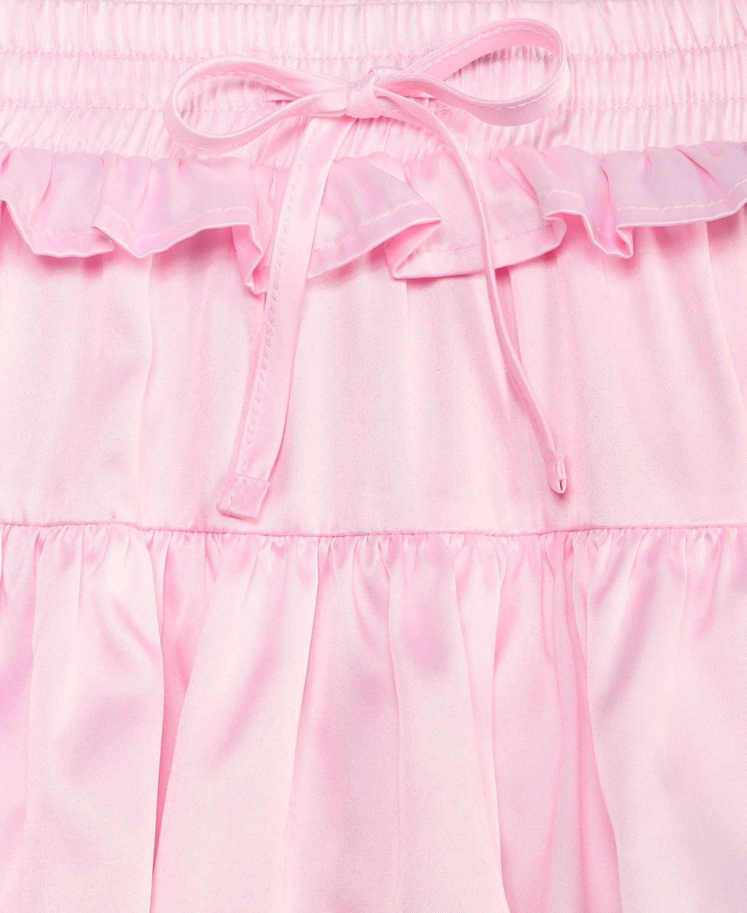Girls' 7-16 Satin Tiered Skirt