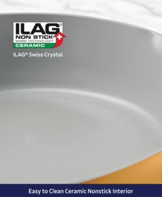 Fiora Ceramic Non-Stick 4.25-Quart Multipurpose Pan