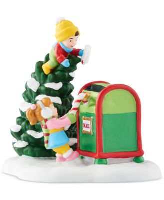 Department 56 - North Pole Village 40th Anniversary Letters to Santa Figurine